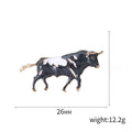 Alloy Enamel Zodiac Ox Brooch Pin For Fashion Accessories view 5