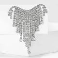 Luxury Alloy Rhinestone Chain Brooch For Women's Suit And Cardigan view 2