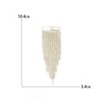 Alloy Rhinestone Tassel Brooch Pin For Luxury Suit And Cardigan view 5