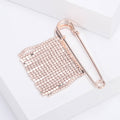 Alloy Rhinestone Tassel Brooch Pin For Cardigan Shawl And Suit Lapels view 3