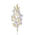 Alloy Pearl Leaf Brooch For Women's Suits Coats And Apparel view 1