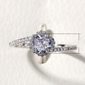 Creative Flower Zircon Ring For Women, Japanese Korean Fashion Business Party Jewelry view 5