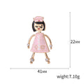 Alloy Enamel Cartoon Nurse Brooch Pin For Women's Apparel Accessories view 5