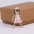 Alloy Enamel Cartoon Nurse Brooch Pin For Women's Apparel Accessories view 6