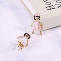 Alloy Enamel Cartoon Nurse Brooch Pin For Women's Apparel Accessories view 4