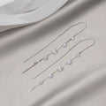Elegant Long Tassel Crystal Threader With 925 Silver Needle Gold Tone Chain For Women Earrings view 3