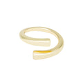 Minimalist Smooth Plain Band Open Ring, Fashion Light Luxury Adjustable Women Finger Jewelry view 5
