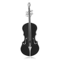 Alloy Enamel Violin Brooch Pin For Collar And Clothing Decoration view 2