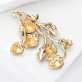 Alloy Strawberry Brooch Pin Cardigan Clasp For Vintage Style Outfits view 3