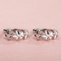 Sweet Small Flower Zircon Ear Cuff Earrings For Women, Korean Japanese Fashion Floral Accessory view 3