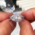 Elegant Bowknot Zircon Ring For Women, Engagement Wedding Fashion Finger Jewelry view 2