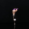 Alloy Elegant Brooch Pin For Coats Jackets And Creative Decoration view 6