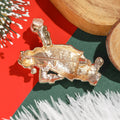 Alloy Christmas Brooch Pin For Coats Clothing And Holiday Gifts view 3