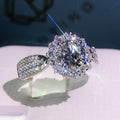 Delicate Starry Micro Pave Zircon Ring For Women Fashion Wedding Band Jewelry Accessory view 1