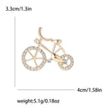 Alloy Rhinestone Bicycle Brooch Pin For Coats And Apparel view 5