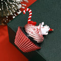 Alloy Christmas Snowman Ice Cream Brooch For Scarf And Clothing view 2