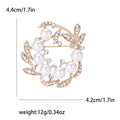 Metal Alloy Cardigan Brooch Pin For Scarves Sweaters And Clothing view 4