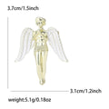 Alloy Enamel Angel Brooch Pin For Coats And Cardigans view 6