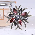 Alloy Crystal Brooch Pin For Sweaters Coats And Closure view 2