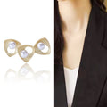 Natural Freshwater Pearl Brooch For Women's Coat And Cardigan Decoration view 2