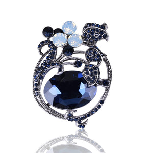 Metal Alloy Tulip Flower Brooch For Sweater Coat Accessories