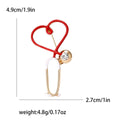 Metal Alloy Stethoscope Brooch Pin For Doctor Lapel And Cardigan Decor view 6