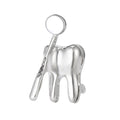 Alloy Medical Tooth Mirror Brooch Creative Healthcare Lapel Pin view 5