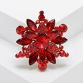 Fashion Alloy Crystal Rhinestone Brooch For Garment Accessories view 6