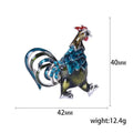 Alloy Enamel Rooster Brooch Pin For Vintage Clothing Accessories view 5