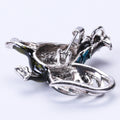 Alloy Enamel Rooster Brooch Pin For Vintage Clothing Accessories view 3
