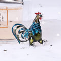 Alloy Enamel Rooster Brooch Pin For Vintage Clothing Accessories view 4