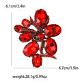 Alloy Rhinestone Brooch Pin For Womens Suits And Shawls view 4