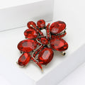 Alloy Rhinestone Brooch Pin For Womens Suits And Shawls view 3