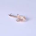 Cute Alloy Rhinestone Shrimp Brooch Pin For Cardigans And Coats view 4