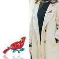 Alloy Bird Brooch Pin For Coat Decoration And Clothing Closure view 2