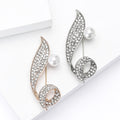 Alloy Rhinestone Lapel Brooch For Women's Suit And Tie Decoration view 1