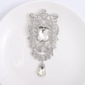 Alloy Crystal Statement Brooch Pin For Coats And Dress Fastening view 4