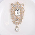 Alloy Crystal Statement Brooch Pin For Coats And Dress Fastening view 6