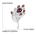Alloy Glass Brooch Pin For Cardigans Sweaters Scarves And Shawls view 6