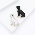 Cute Alloy Enamel Dog Brooch For Women's Coats And Suits view 2
