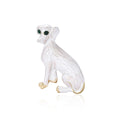 Cute Alloy Enamel Dog Brooch For Women's Coats And Suits view 1