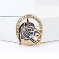 Alloy Enamel Unicorn Lapel Pin Brooch For Clothing Decoration view 3