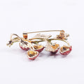 Alloy Enamel Strawberry Fruit Brooch For Fashion Collars And Lapels view 3