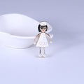 Alloy Enamel Nurse Brooch Cartoon Lapel Pin For Uniform Apparel view 6