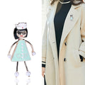 Alloy Enamel Nurse Brooch Cartoon Lapel Pin For Uniform Apparel view 2