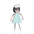 Alloy Enamel Nurse Brooch Cartoon Lapel Pin For Uniform Apparel view 1