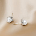 Cute Cat Ear Faux Pearl Studs Silver Needle Alloy Sweet Minimal Korean Fashion Women's Earrings view 4