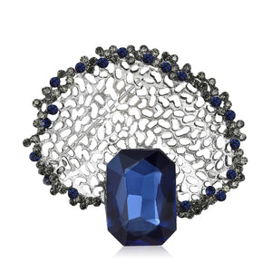 Alloy Rhinestone Vintage Brooch Pin For Sweater And Coat Accessories