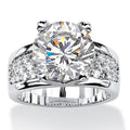 Creative Cubic Zirconia Gemstone Ring For Women Wedding Anniversary Gift Fashion Jewelry view 1
