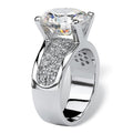 Creative Cubic Zirconia Gemstone Ring For Women Wedding Anniversary Gift Fashion Jewelry view 2